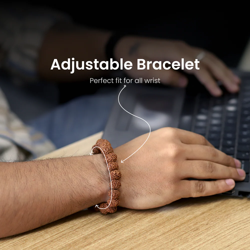 7 Mukhi Rudraksha Bracelet - Image 7