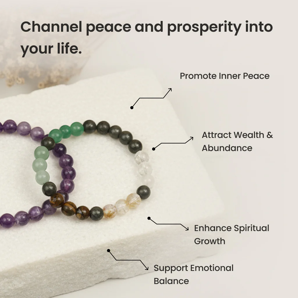 Amethyst & Dhan Yog Bracelet - Image 3