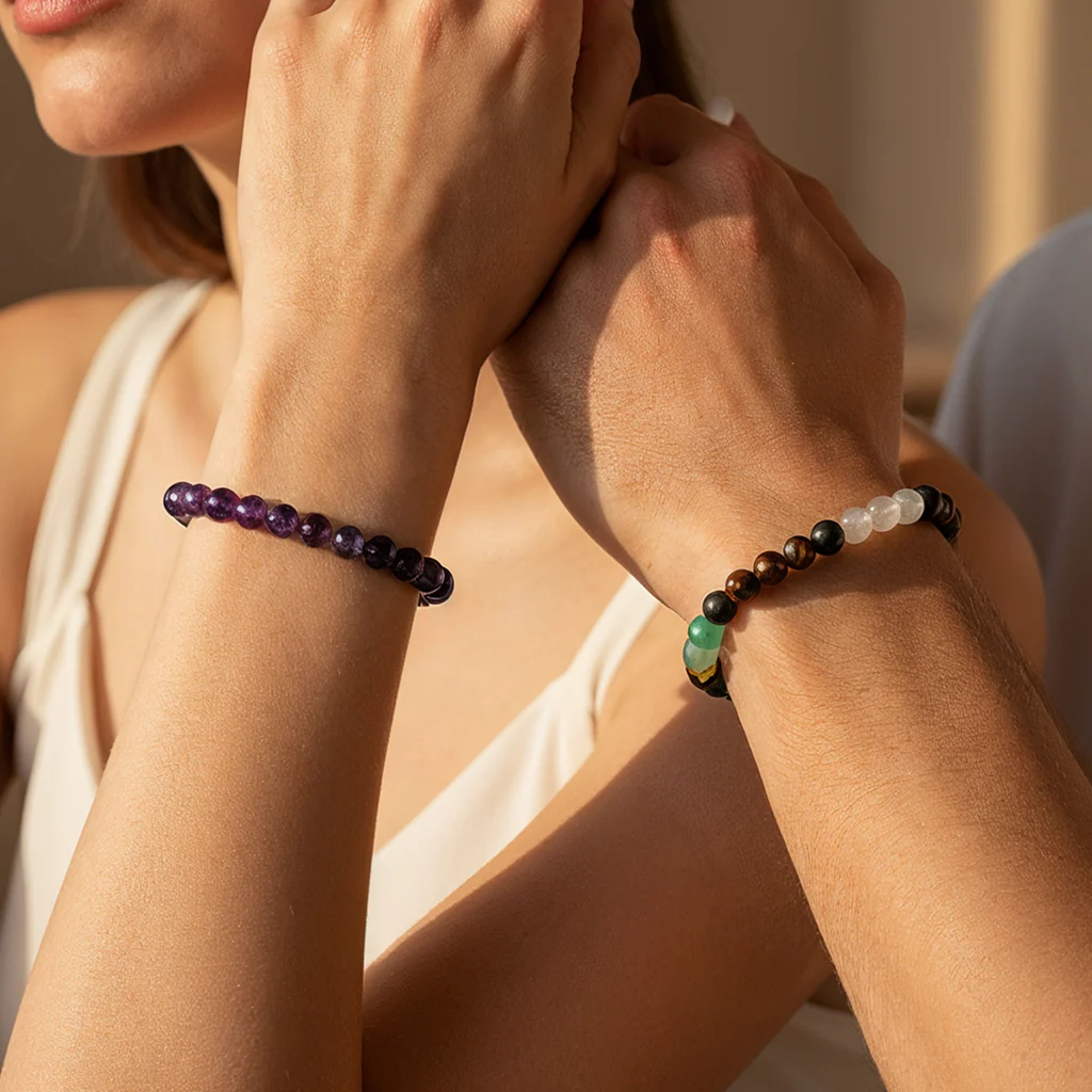Amethyst & Dhan Yog Bracelet - Image 4
