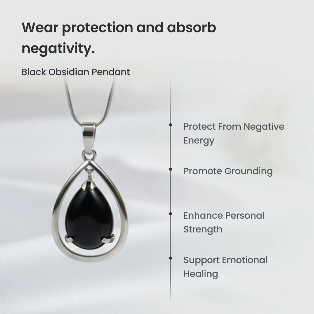 Black Obsidian Pendant - Image 3