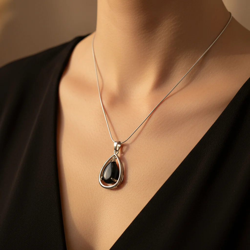 Black Obsidian Pendant - Image 4