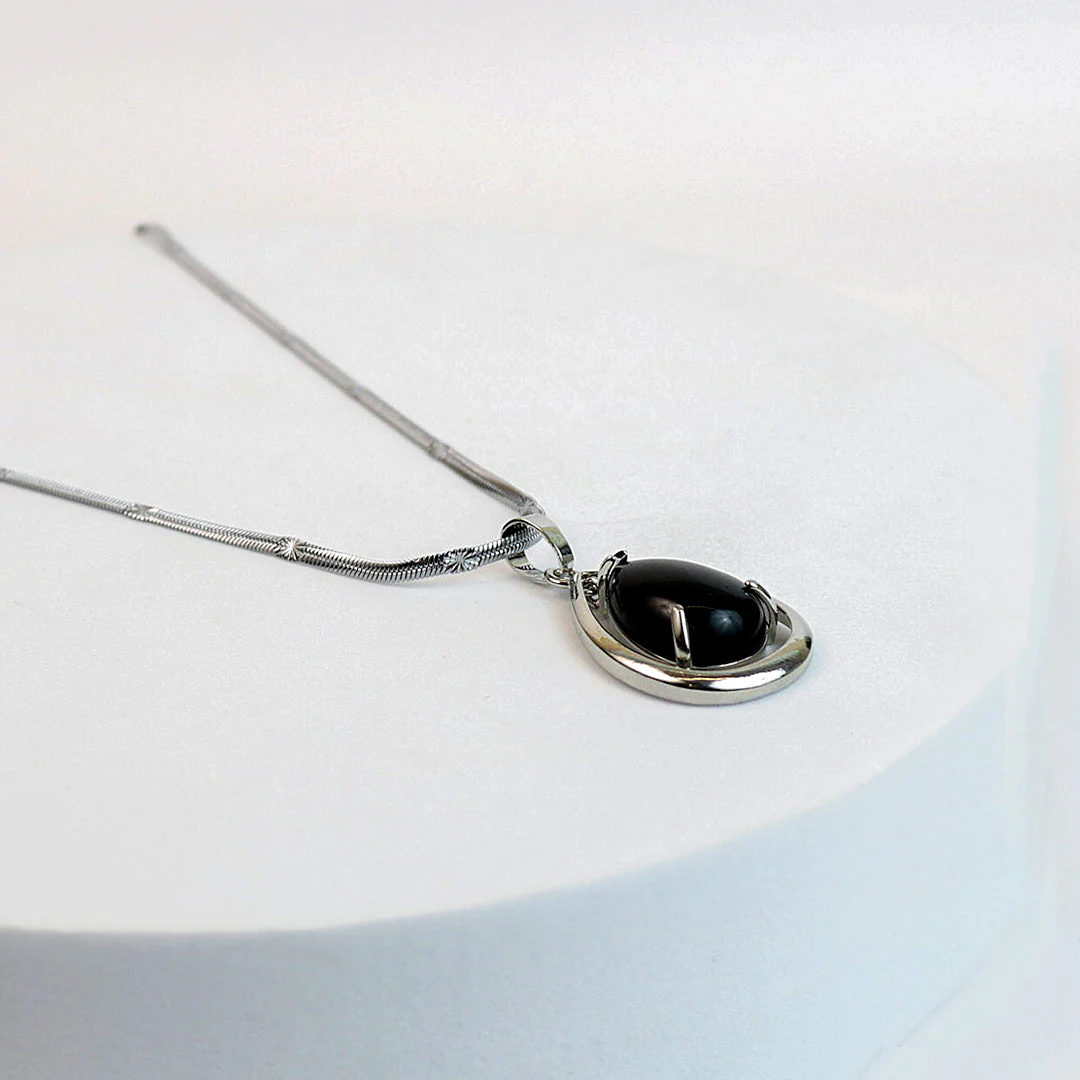 Black Sun Stone Pendant - Image 5