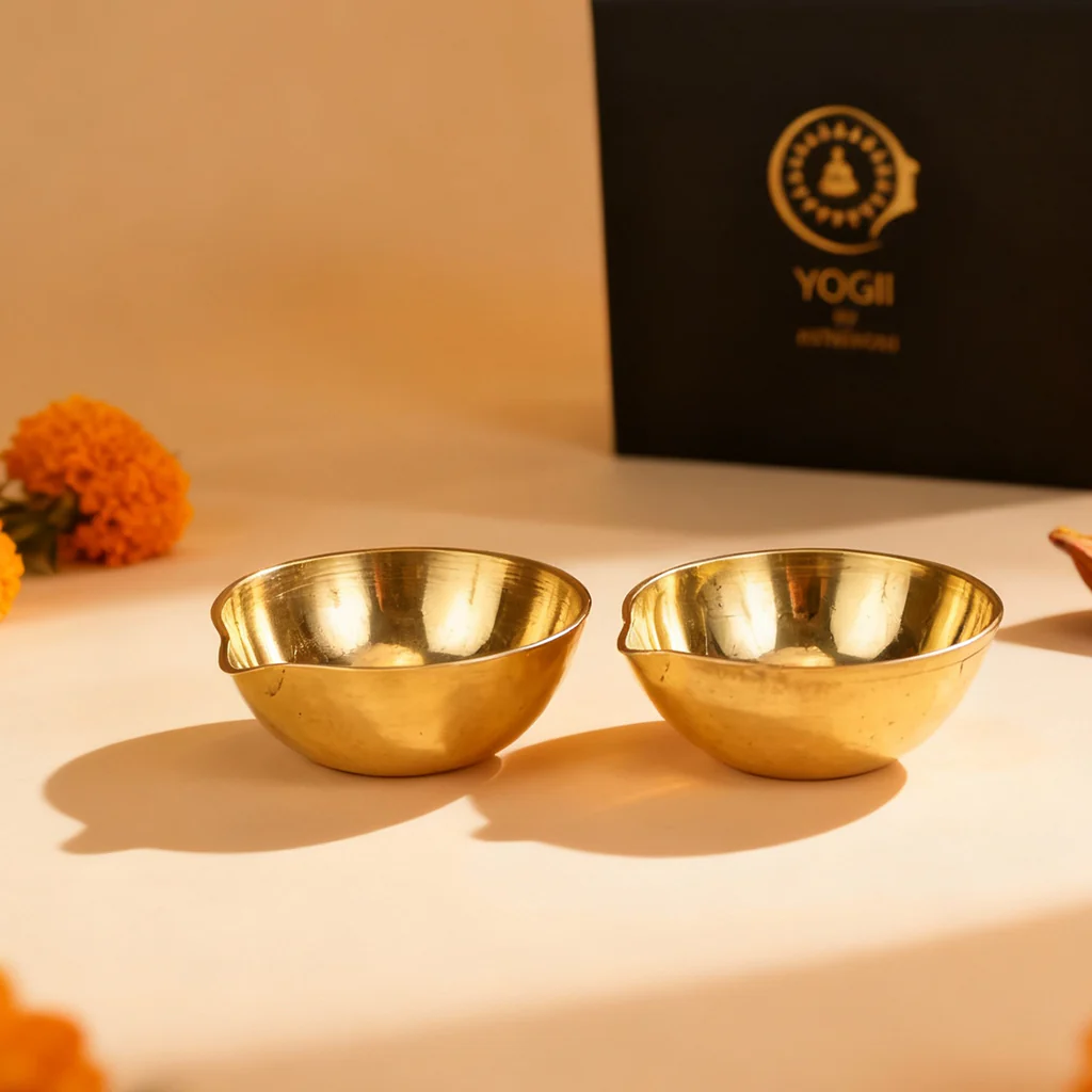Brass Diya Set of 2 - Image 3