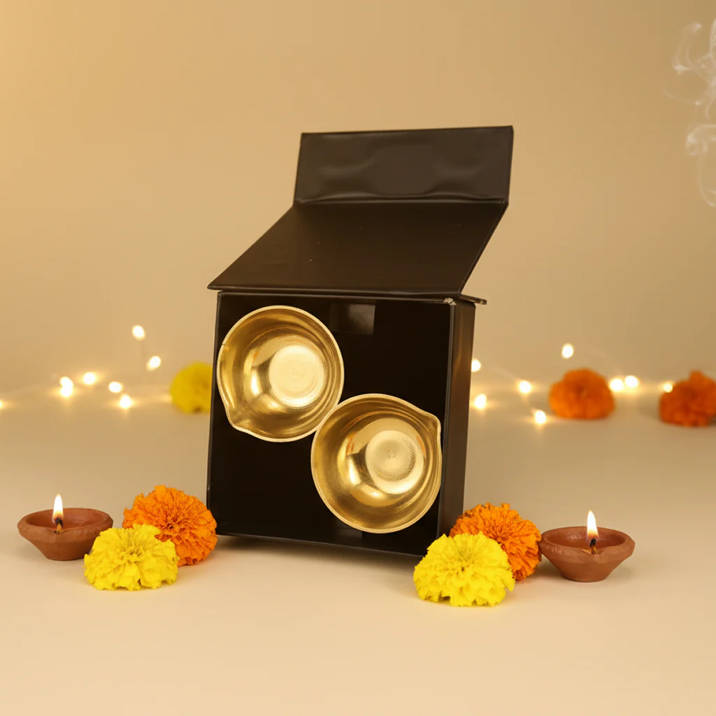 Brass Diya Set of 2 - Image 4