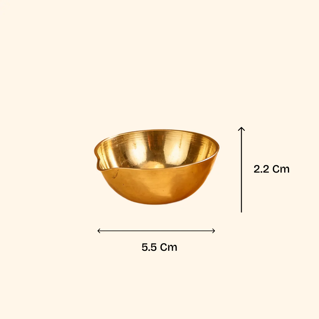 Brass Diya Set of 2 - Image 5