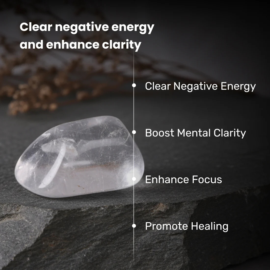 Clear Quartz Tumble - Image 3