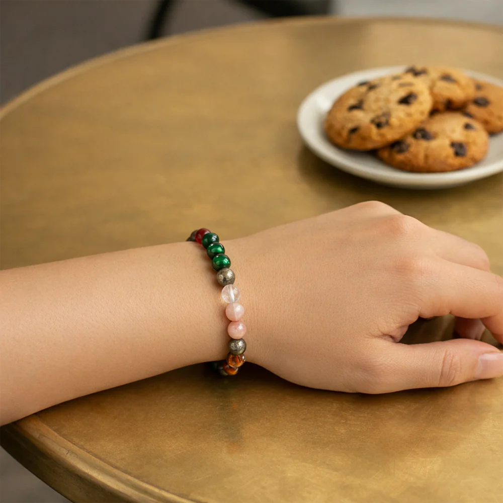 Dhan Vriddhi Bracelet & Selenite Plate Combo - Image 8