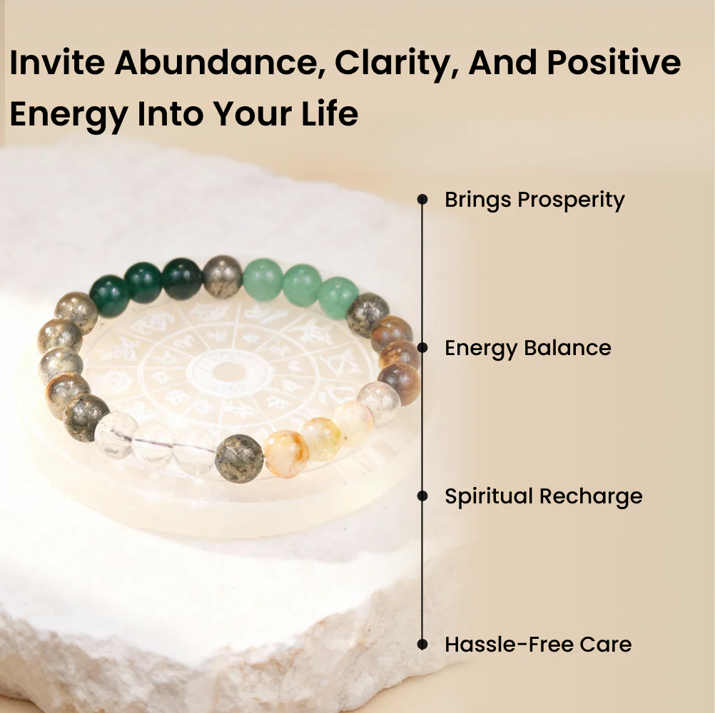 Dhan Yog Bracelet with Selenite Plate - Image 4