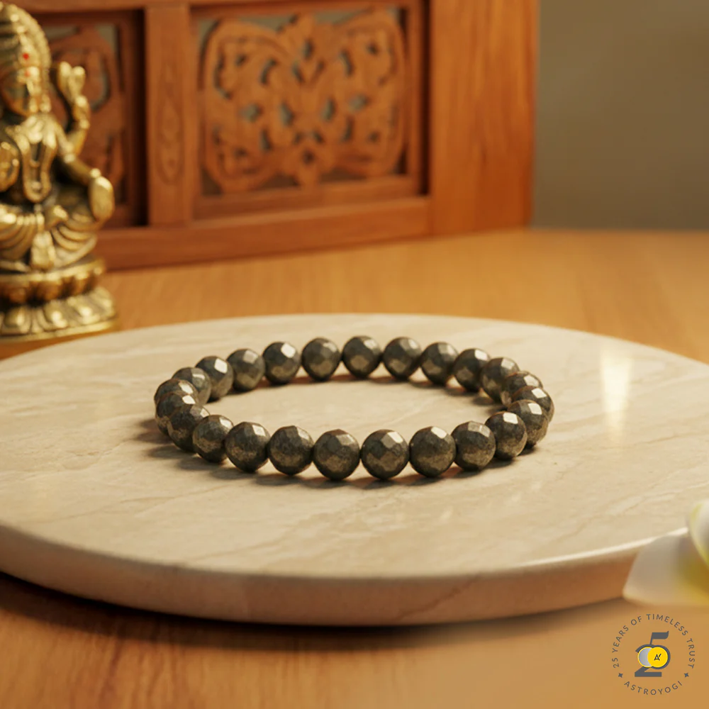 Diamond Cut Pyrite Bracelet