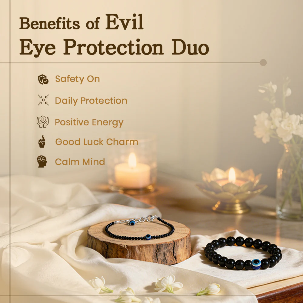 Evil Eye Bracelet & Anklet Combo - Image 3