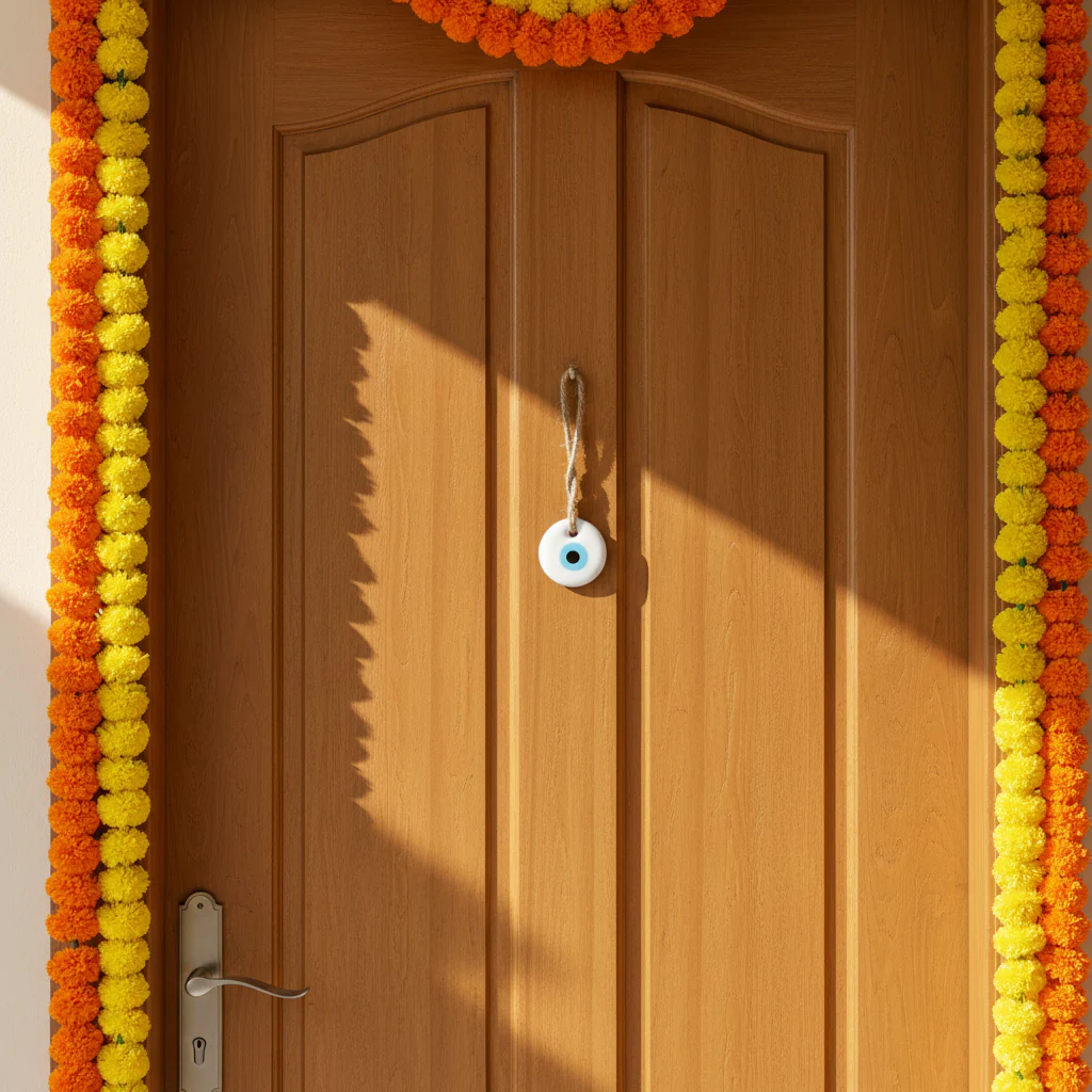 Evil Eye Jute Hanging - Image 3