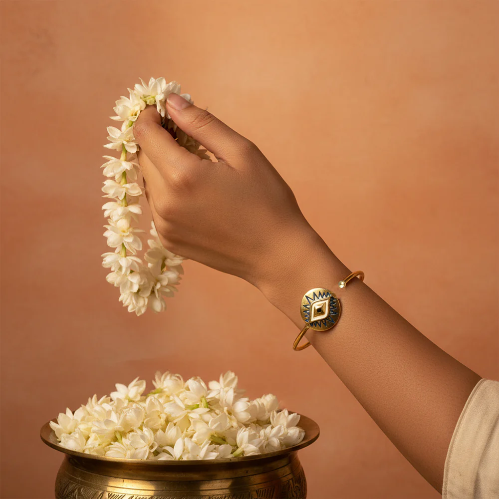 Gold Plated Evil Eye Bracelet - Image 6