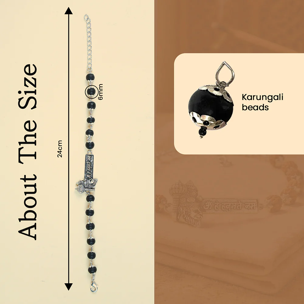 Karungali Hanuman Mantra Bracelet - Image 6