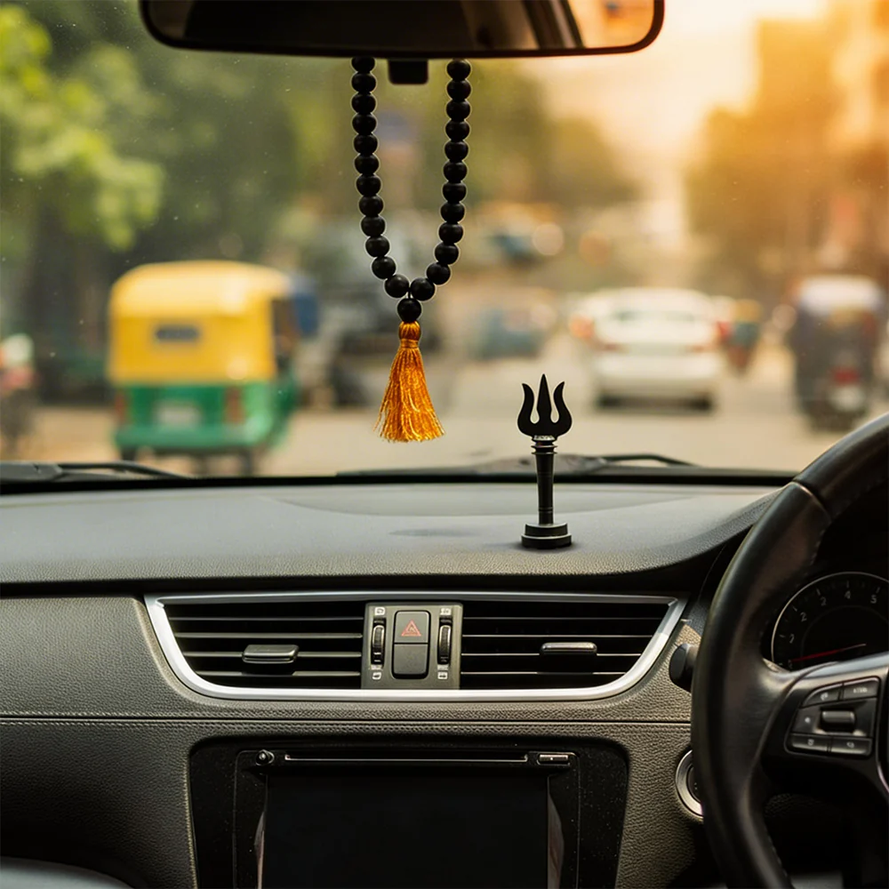 Karungali Mala and Trishul Travel Blessing Govt. Certified - Image 4