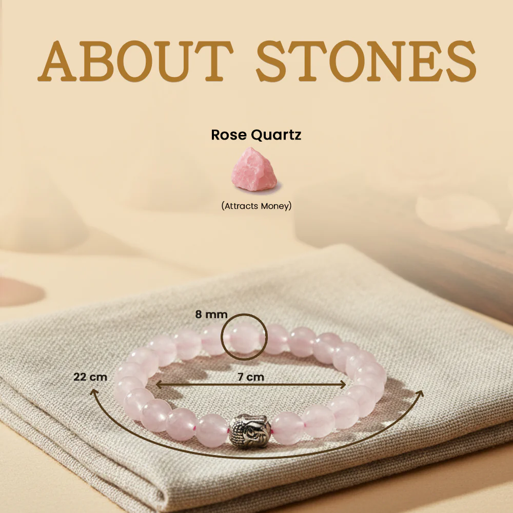 Rose Quartz Bracelet - Image 3
