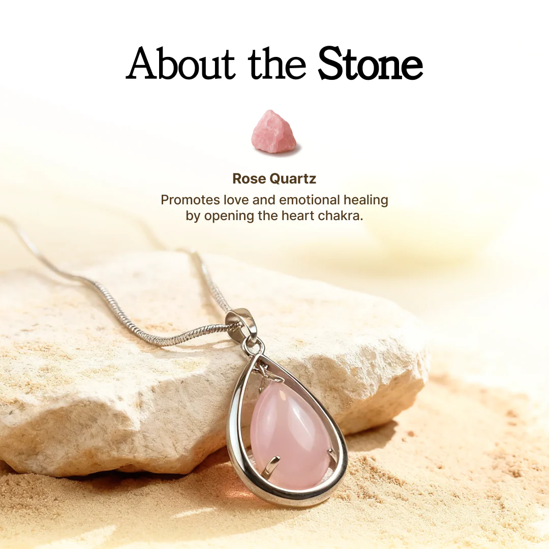 Rose Quartz Pendant - Image 3