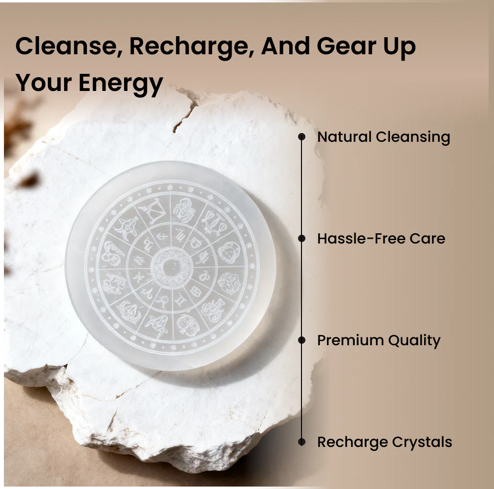 Selenite Charging Plate for Crystals - Image 3