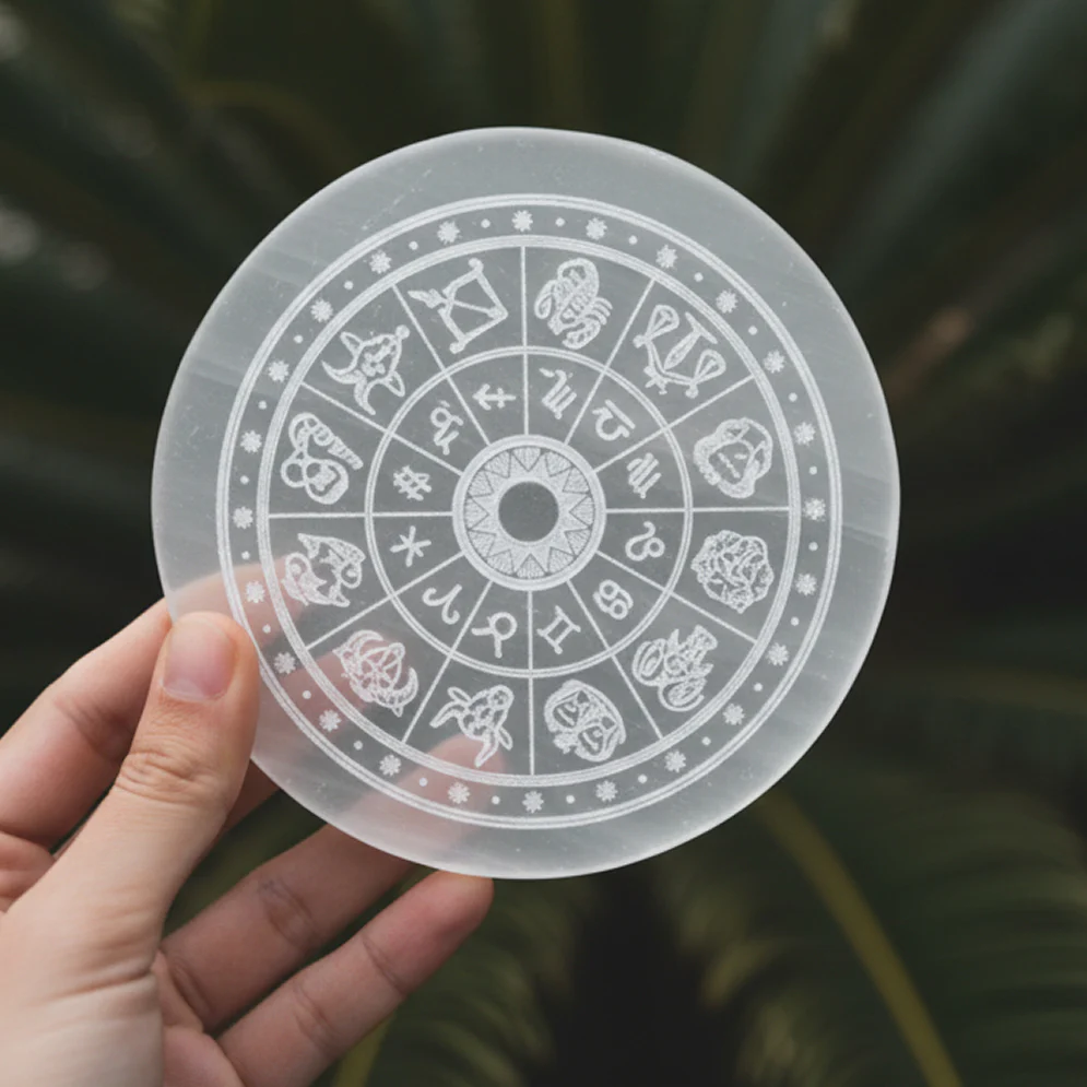 Selenite Charging Plate for Crystals - Image 4