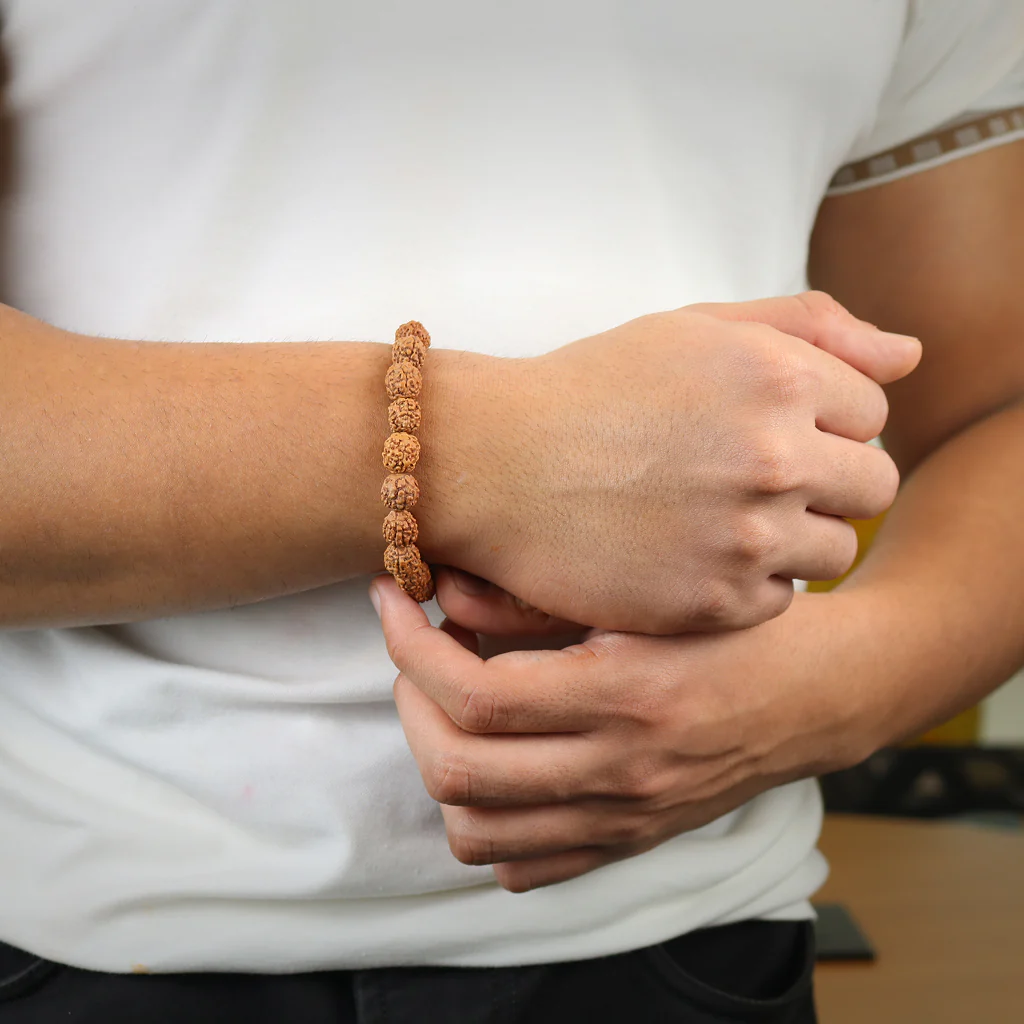 5 Mukhi Rudraksha Bracelet - Image 4