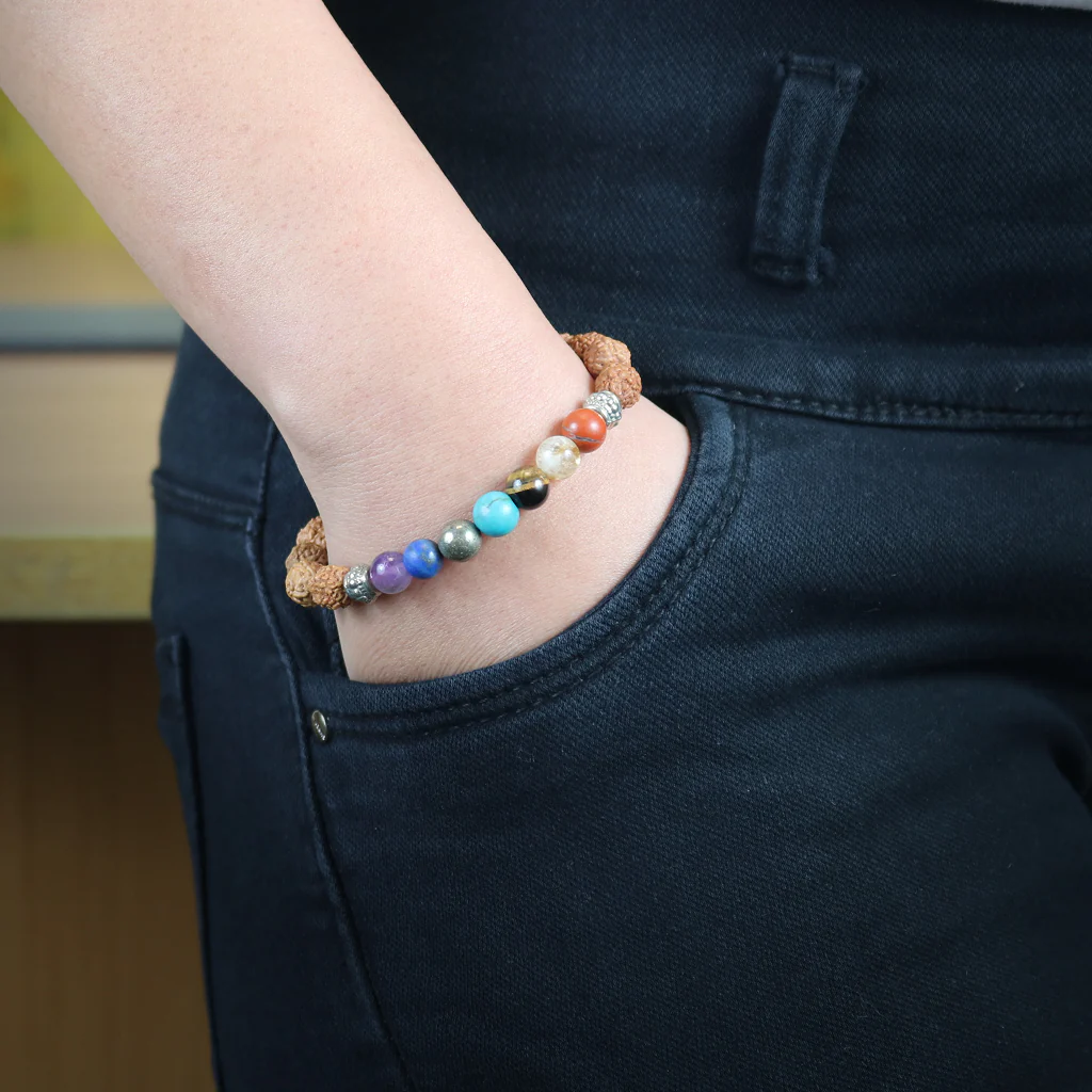 7 Chakra Rudraksha Bracelet - Image 4