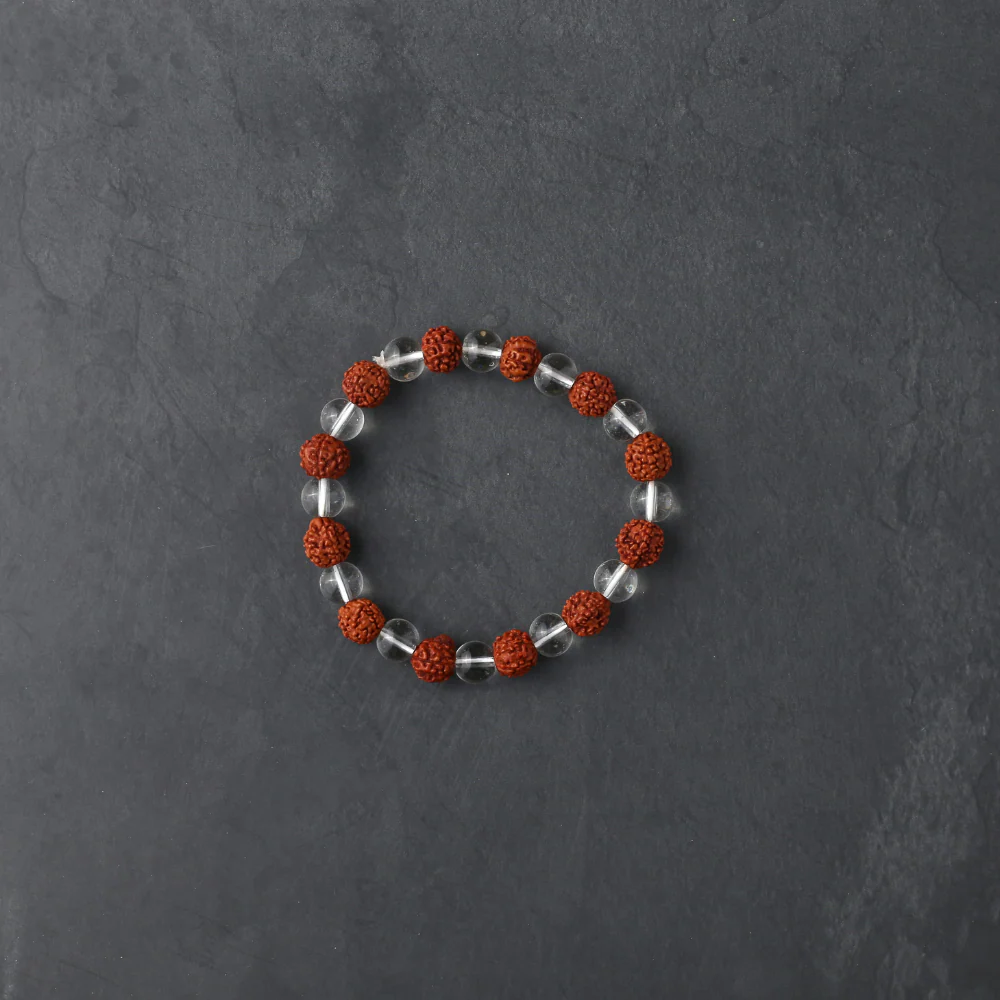Sphatik Rudraksha Bracelet - Image 5
