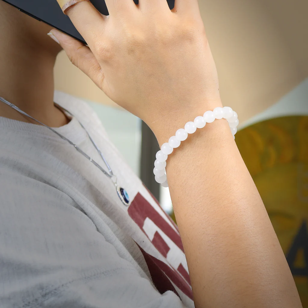 White Moonstone Bracelet - Image 4